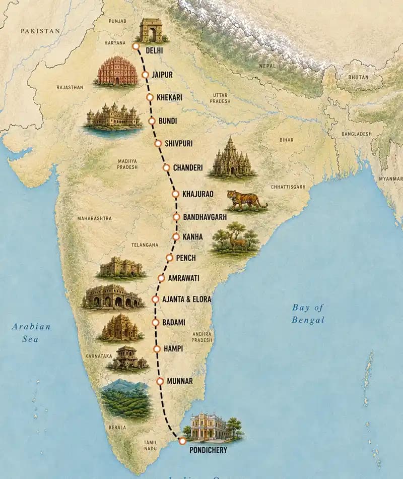 TRAVERSÉE DE L’INDE