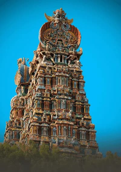 Temple du Tamil Nadu – Voyage à moto en Inde du Sud emple hindou du Tamil Nadu découvert lors d’un voyage à moto en Inde du Sud